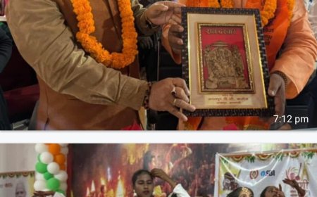 ब्लाक स्तरीय काशी सांसद सांस्कृतिक प्रतियोगिता का एमएलसी ने किया शुभारंभ