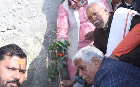 आयुष मंत्री ने सभी से वृक्षारोपण  का किया आवाहन, दिलायी शपथ