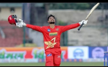 सबसे तेज दोहरा शतक 97 गेद मे 201 रन