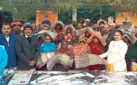 गरीब असहयों की सेवा करना ही भगवान की पूजा से बढ़कर है- अदिति सिंह पटेल