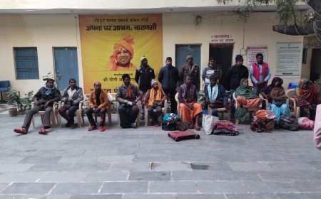 भिक्षावृत्ति मुक्त काशी अभियान" के तहत भिक्षावृत्त में संलिप्त कुल 13 भिक्षुको को रेस्क्यू किया गया