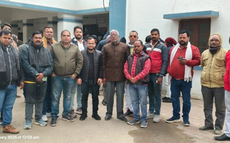 सलेमपुर में पत्रकार पर केस दर्ज हुआ तो एसपी से मिला पत्रकारो का प्रतिनिधि मंडल