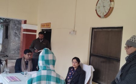 न्यायाधीशगणों ने किया राजकीय बाल गृह का औचक निरीक्षण