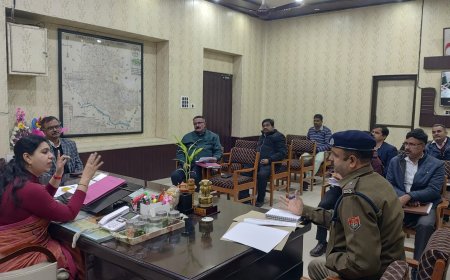 देवरिया में मादक और नशीले पदार्थों के प्रयोग पर नियंत्रण के लिए हुई एनसीओआरडी की बैठक