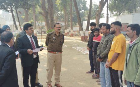 बंदियों के विधिक अधिकारों का ना हो हनन- सचिव/अपर जिला एवं सत्र न्यायाधीश मनोज कुमार तिवारी