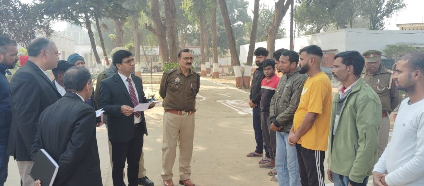 बंदियों के विधिक अधिकारों का ना हो हनन- सचिव/अपर जिला एवं सत्र न्यायाधीश मनोज कुमार तिवारी