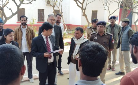 सचिव/अपर जिला जज ने किया जिला कारागार का औचक निरीक्षण