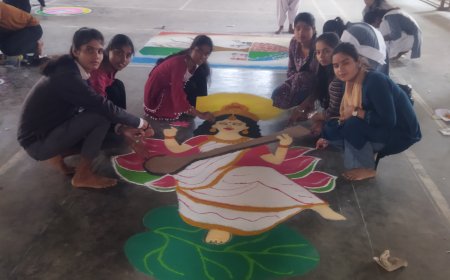 संत विनोबा स्नातकोत्तर महाविद्यालय मे दो दिवसीय सांस्कृतिक महोत्सव का हुआ शुभारंभ