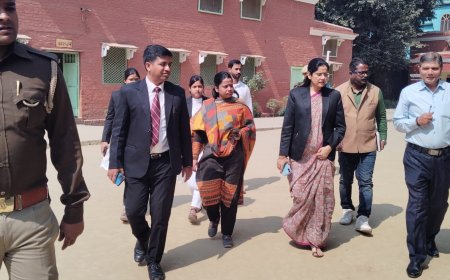 देवरिया में न्यायाधीश गणों ने किया राजकीय बाल गृह का निरीक्षण 