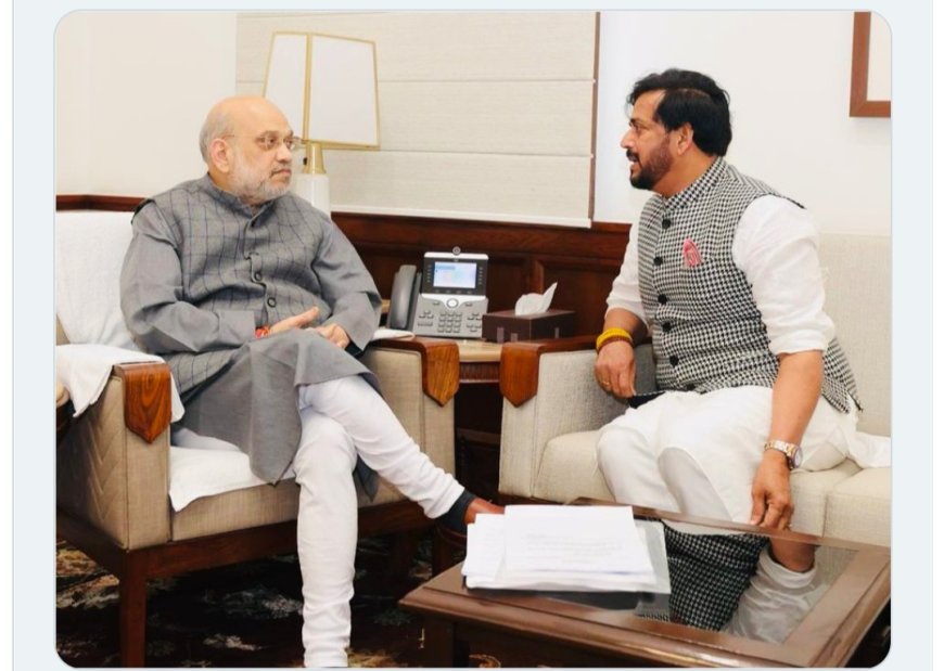 गृह मंत्री अमित शाह से रवि किशन शुक्ला ने मुलाकात कर दिल्ली चुनाव में प्रचंड विजय की दी बधाई 