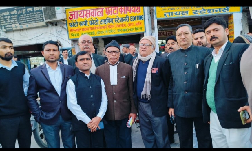 भाजपा विधि प्रकोष्ठ ने किया शंकराचार्य का स्वागत अभिनं