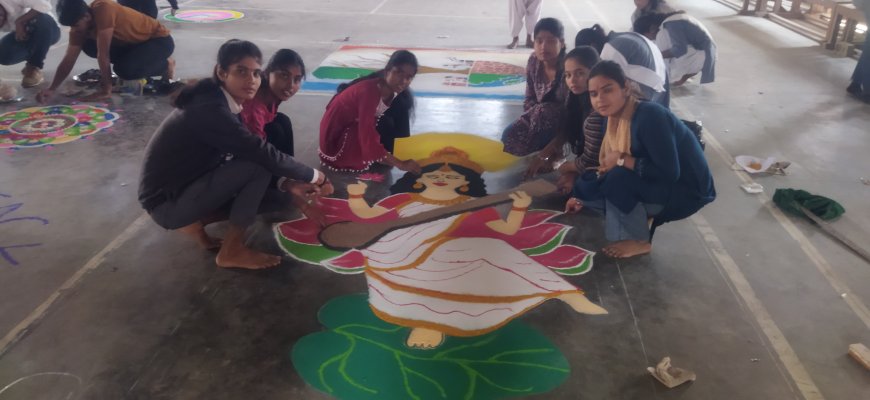 संत विनोबा स्नातकोत्तर महाविद्यालय मे दो दिवसीय सांस्कृतिक महोत्सव का हुआ शुभारंभ