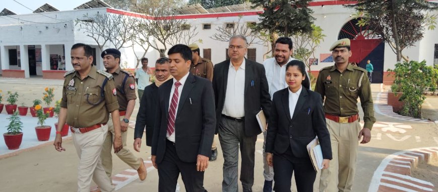 अपर जिला एवं सत्र न्यायाधीश/सचिव ने किया जिला कारागार का औचक निरीक्षण