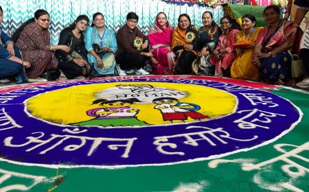 हमारा आंगन हमारे बच्चे" उत्सव एवं अंतर्राष्ट्रीय महिला दिवस पर भव्य 'मिशन शक्ति मेला' का आयोजन