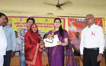 क्षय उन्मूलन कार्यक्रम के तहत ग्राम प्रधानों व उत्कृष्ट कार्य करने वाले स्वास्थ्यकर्मी हुए सम्मानित