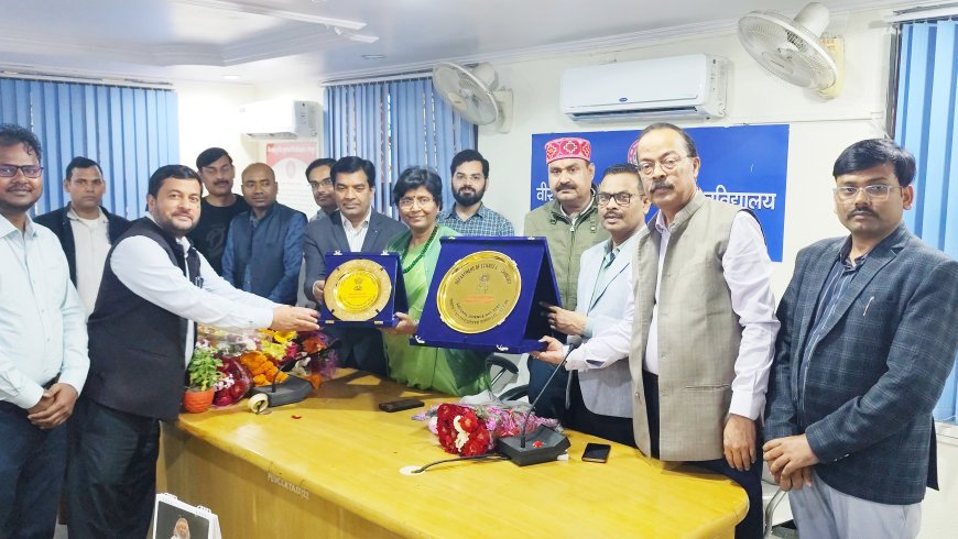 नई दिल्ली में आयोजित राष्ट्रीय विज्ञान दिवस समारोह में विश्वविद्यालय को मिला प्रतिष्ठित सम्मान 