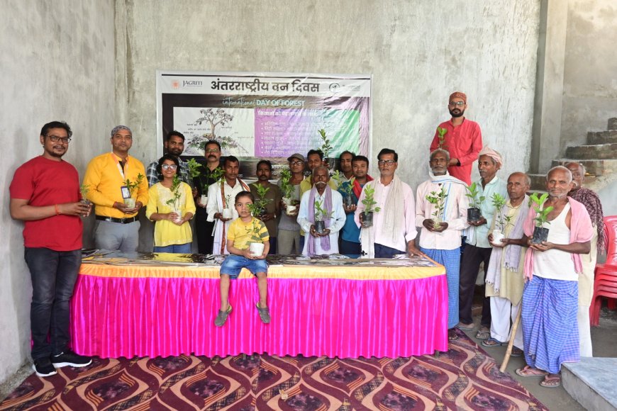 अंतरराष्ट्रीय वन दिवस पर ग्राम बढ़या बुजुर्ग में हुआ वृक्षारोपण कार्यक्रम, किसानों को आर्थिक सशक्तिकरण का दिया संदेश