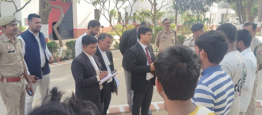 अपर जिला एवं सत्र न्यायाधीश/सचिव ने किया जिला कारागार देवरिया, का औचक निरीक्षण दिया आवश्यक दिशा-निर्देश