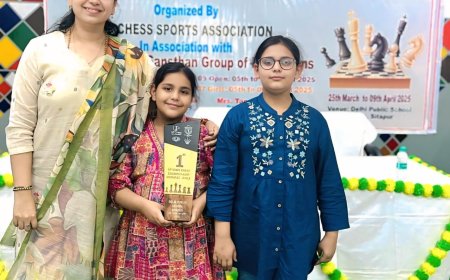 अव्याना ढिल्लों बनीं अंडर-7 बालिका वर्ग की राज्य शतरंज चैंपियन, देवरिया डीएम की बेटी है अव्याना ढिल्लो 