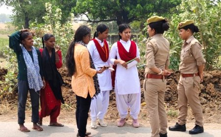 एण्टी रोमियों टीमों द्वारा चलाया गया 'मिशन शक्ति' एवं 'शक्ति दीदी' अभियान