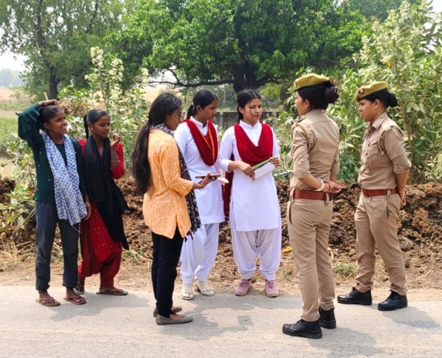 एण्टी रोमियों टीमों द्वारा चलाया गया 'मिशन शक्ति' एवं 'शक्ति दीदी' अभियान