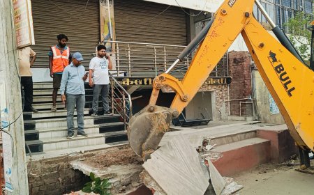 नगर पालिका देवरिया क्षेत्र में नाला सफाई और ड्रोन सर्वेक्षण कार्य तेज, अतिक्रमण हटाने के दिए गए निर्देश 