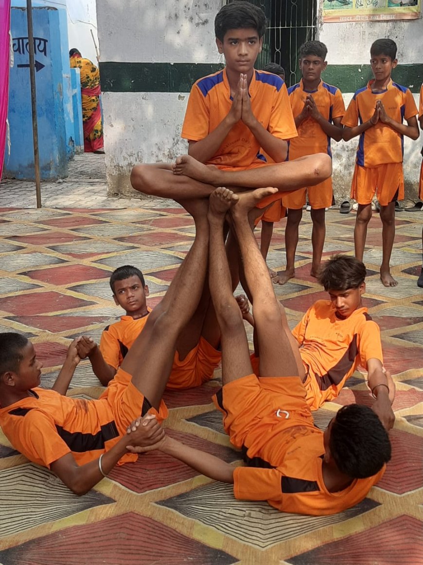 बच्चों ने समर कैंप में योग, कला और खेल ने बनाया रोमांचित