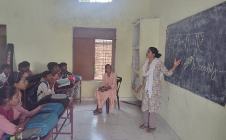 खुले विद्यालय तो पिंकी ने भी शुरू किया कालाजार पाठशाला