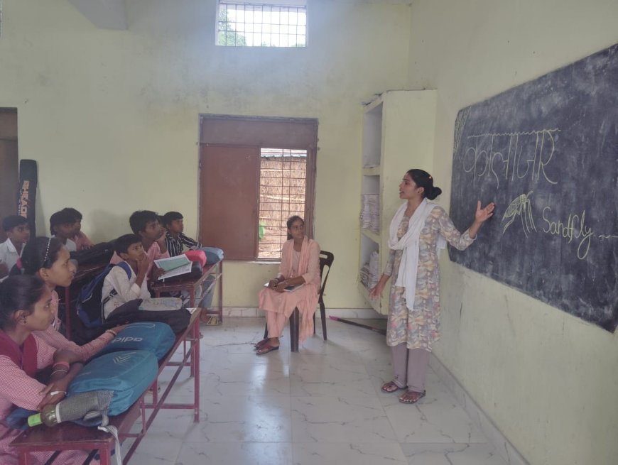 खुले विद्यालय तो पिंकी ने भी शुरू किया कालाजार पाठशाला