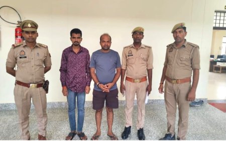 पुलिस टीम ने एक पिकअप से 07 राशि गोवंशीय पशु किया बरामद 02 तस्करों गिरफ्तार