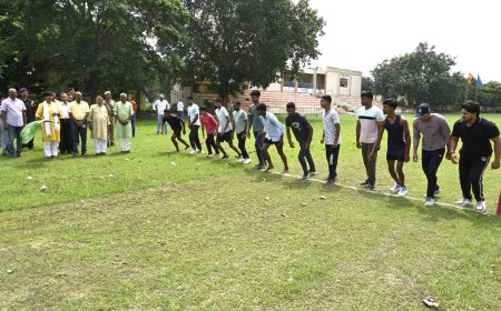 खेल दिवस पर सद्भावना दौड़ के साथ मेजर ध्यानचंद को किया गया नमन