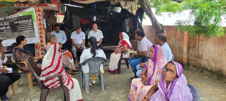 देवरिया में नेशनल टीम ने एमडीए अभियान की तैयारियों को परखा,