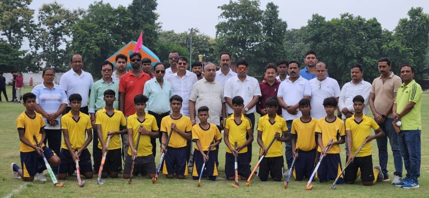 14 वर्षीय बालकों की जिला स्तरीय हॉकी प्रतियोगिता सम्पन्न