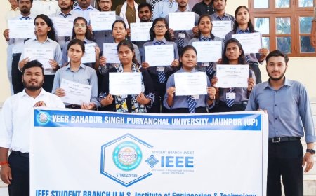 विश्वविद्यालय में आई ट्रिपल ई स्टूडेंट ब्रांच के छात्रों को निःशुल्क ऑनलाइन कोर्स