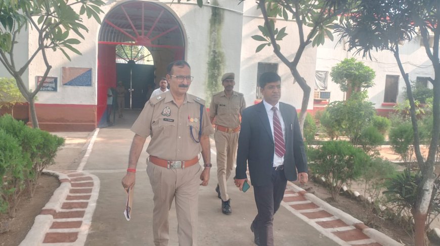 अपर जिला एवं सत्र न्यायाधीश/सचिव ने किया जिला कारागार का औचक निरीक्षण,