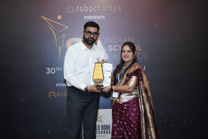 देवरिया के ग्लोबल मार्क स्कूल को भारतीय स्कूल पुरस्कारों में 'वर्ष का सामाजिक प्रभाव स्टार्टअप' पुरस्कार से किया गया सम्मानित 