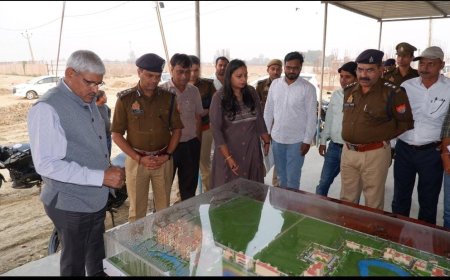 एडीजी जोन व डीआईजी रेंज ने पीएसी महिला बटालियन का किया निरीक्षण