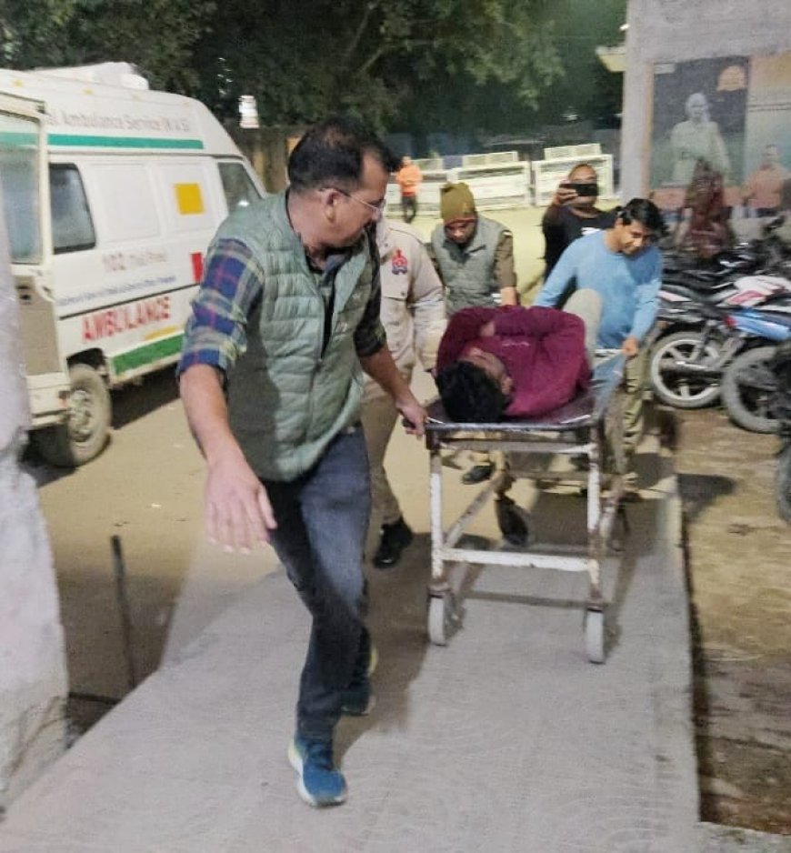 पशु तस्कर के साथ पुलिस कि मुठभेड़, पैर में लगी गोली, तमंचा व कारतूस के साथ हुआ गिरफ्तार