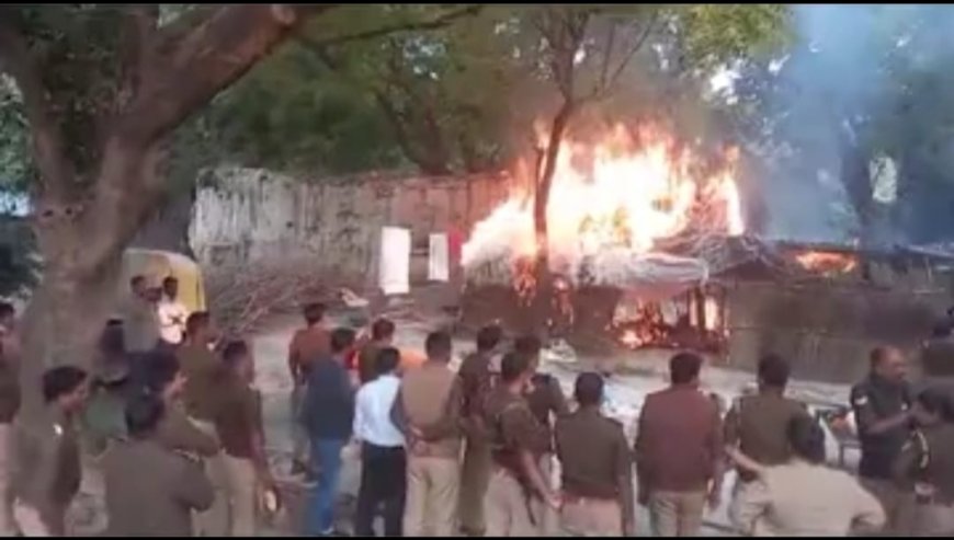 पट्टे की जमीन से कब्जा हटाने को लेकर बवाल, बुलडोजर लेकर पहुंचे नायब तहसीलदार का सर फोड़ा