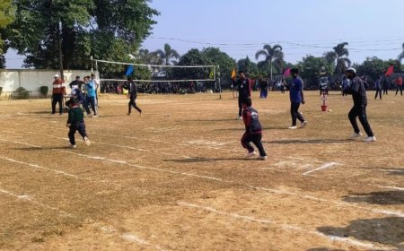 खो-खो, कबड्डी व रेस में छात्र-छात्राओं ने दिखाया दमखम