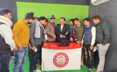 मीडिया की तकनीकी एवं लेखन विषय पर विशेष व्याख्यान का हुआ आयोजन 