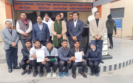 विश्वविद्यालय के इंजीनियरिंग के छात्रों ने यूपी सीएसटी प्रोजेक्ट अनुदान में लहराया परचम 