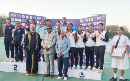 हैदराबाद में आयोजित वरिष्ठ राष्ट्रीय तीरंदाजी चैंपियनशिप में देवरिया की भावना सिंह को मिला कांस्य पदक