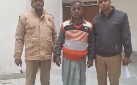 घर में अवैध रूप से स्लाटर हाउस चलाने वाला अभियुक्त को पुलिस ने किया गिरफ्तार