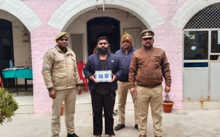 खुखुन्दू पुलिस टीम ने एक अभियुक्त को अवैध पिस्टल और एक जिन्दा कारतूस के साथ किया गिरफ्तार