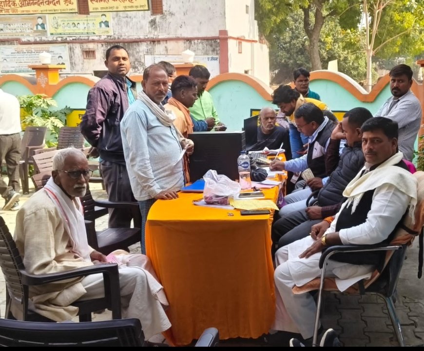 जगापट्टी पंचायत भवन पर लगे बिजली शिविर पांच लाख की वसूली