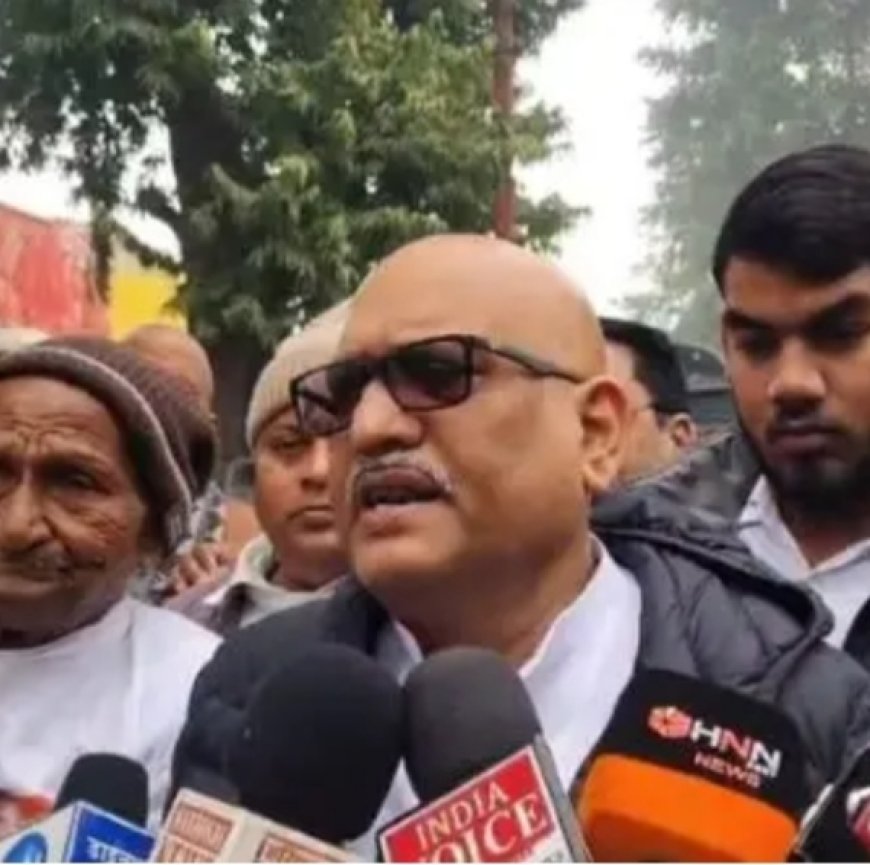 देवरिया जेल में बंद पूर्व आईपीएस अमिताभ ठाकुर से मिले कांग्रेसी नेता अजय राय 