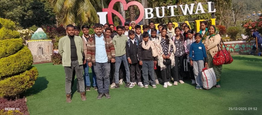 शैक्षिक भ्रमण यात्रा में एम जी पब्लिक स्कूल सिधुआ के बच्चों ने जानी नेपाली संस्कृति 