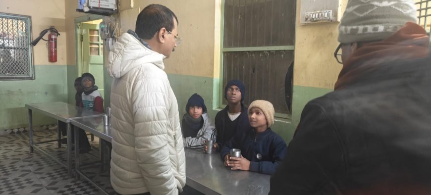 मुख्य विकास अधिकारी ने राजकीय बाल गृह का किया औचक निरीक्षण 