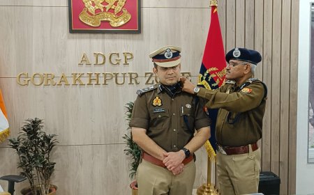 गोरखपुर के एसएसपी राज करन नय्यर डीआईजी रैंक पर हुए पदोन्नत
